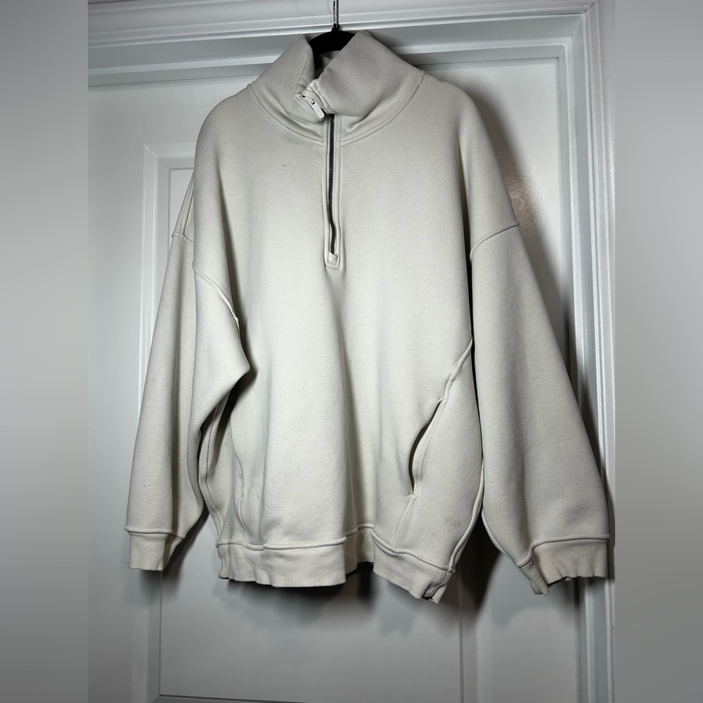 Lululemon Thick‎ Fleece Half Zip-FLAWED